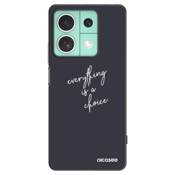 Picasee silikonski črni ovitek za Xiaomi Redmi Note 13 5G - Everything is a choice