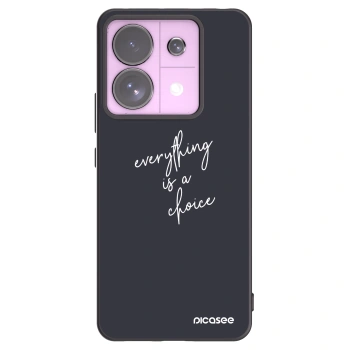 Picasee silikonski črni ovitek za Xiaomi Redmi Note 13 Pro 5G - Everything is a choice
