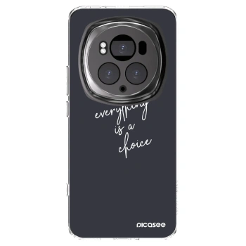 Picasee silikonski prozorni ovitek za Honor Magic6 Pro - Everything is a choice