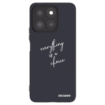 Picasee silikonski črni ovitek za Honor X8b - Everything is a choice