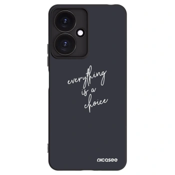 Picasee silikonski črni ovitek za Xiaomi Redmi 13C 5G - Everything is a choice