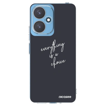 Picasee silikonski prozorni ovitek za Xiaomi Redmi 13C 5G - Everything is a choice