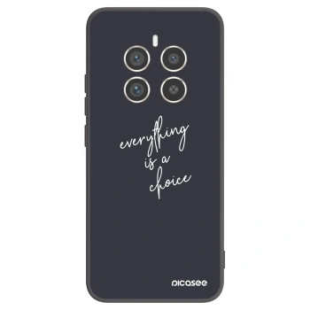 Picasee silikonski črni ovitek za Realme 12 Pro 5G - Everything is a choice