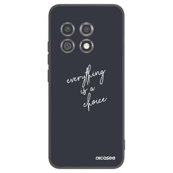 Picasee silikonski črni ovitek za OnePlus 11 5G - Everything is a choice