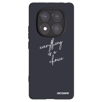 Picasee silikonski črni ovitek za Xiaomi Redmi Note 14 Pro+ 5G - Everything is a choice