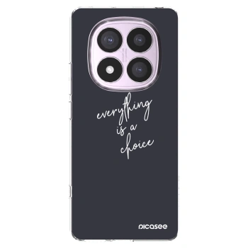 Picasee silikonski prozorni ovitek za Xiaomi Redmi Note 14 Pro 5G - Everything is a choice