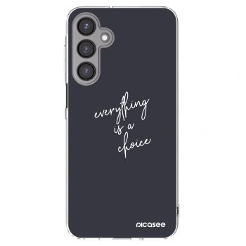 Picasee silikonski prozorni ovitek za Samsung Galaxy A16 5G - Everything is a choice