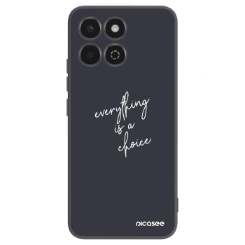 Picasee silikonski črni ovitek za Honor 200 Smart 5G - Everything is a choice