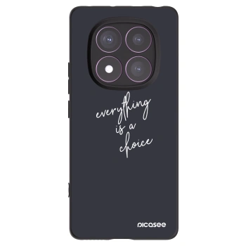Picasee silikonski črni ovitek za Xiaomi Redmi Note 14 Pro 4G - Everything is a choice