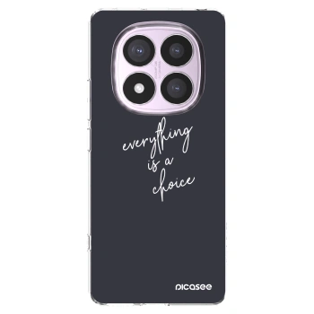Picasee silikonski prozorni ovitek za Xiaomi Redmi Note 14 Pro 4G - Everything is a choice