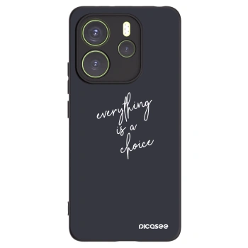 Picasee silikonski črni ovitek za Xiaomi Redmi Note 14 4G - Everything is a choice