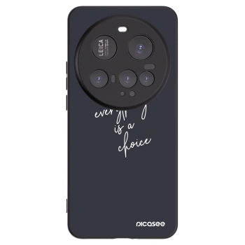 Picasee silikonski črni ovitek za Xiaomi 15 Ultra - Everything is a choice
