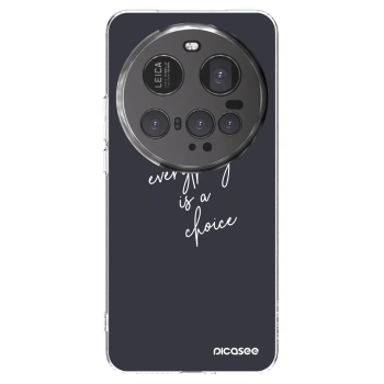 Picasee silikonski prozorni ovitek za Xiaomi 15 Ultra - Everything is a choice