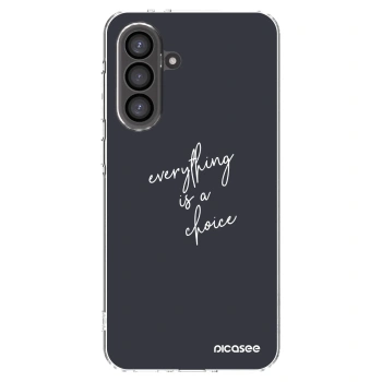 Picasee silikonski prozorni ovitek za Samsung Galaxy A56 5G A566B - Everything is a choice