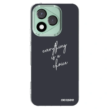 Picasee silikonski prozorni ovitek za Honor 400 Lite 5G - Everything is a choice