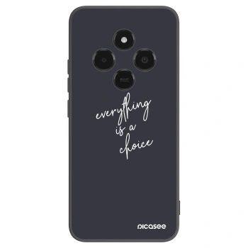 Picasee silikonski črni ovitek za Xiaomi Poco C75 - Everything is a choice