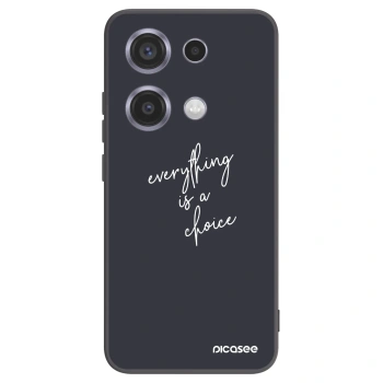 Picasee silikonski črni ovitek za Xiaomi Redmi Note 14S - Everything is a choice