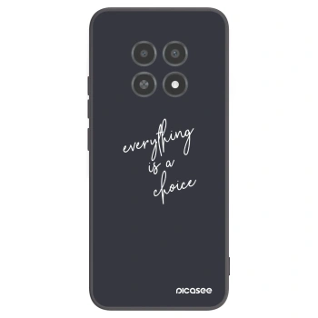 Picasee silikonski črni ovitek za Realme 12X - Everything is a choice