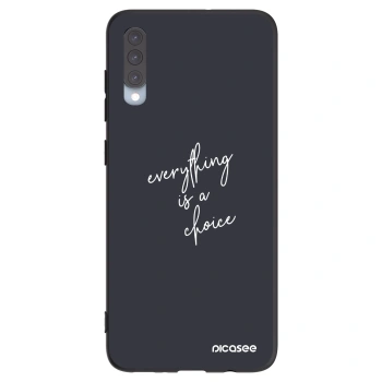 Picasee silikonski črni ovitek za Samsung Galaxy A70 A705F - Everything is a choice