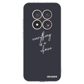 Picasee silikonski prozorni ovitek za Xiaomi Redmi Note 15 Pro 4G - Everything is a choice