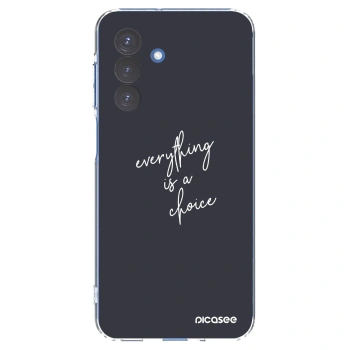 Picasee silikonski prozorni ovitek za Samsung Galaxy A17 5G - Everything is a choice