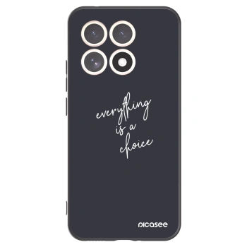 Picasee silikonski črni ovitek za Xiaomi 15T - Everything is a choice