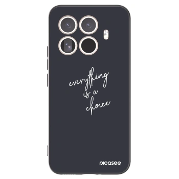 Picasee silikonski črni ovitek za Xiaomi 15T Pro - Everything is a choice
