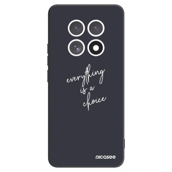 Picasee silikonski črni ovitek za Xiaomi Redmi Note 15 - Everything is a choice