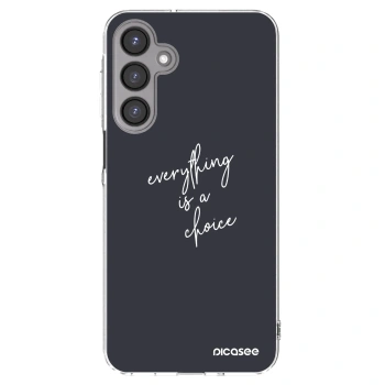 Picasee silikonski prozorni ovitek za Samsung Galaxy A16 4G - Everything is a choice