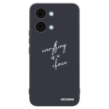 Picasee silikonski črni ovitek za Xiaomi Poco X8 Pro Max - Everything is a choice