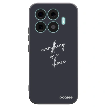 Picasee silikonski črni ovitek za Xiaomi 17T - Everything is a choice