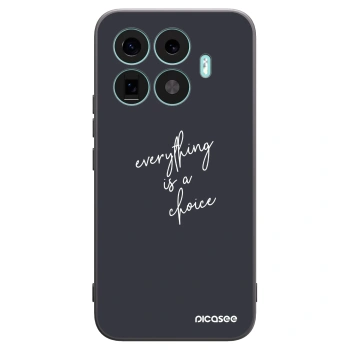 Picasee silikonski črni ovitek za Xiaomi 17T Pro - Everything is a choice