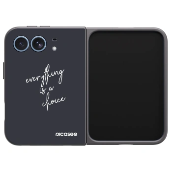 Picasee silikonski črni ovitek za Apple iPhone Duo - Everything is a choice