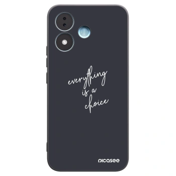Picasee silikonski črni ovitek za Xiaomi Redmi Note 17 5G - Everything is a choice