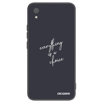 Picasee silikonski črni ovitek za Xiaomi Redmi 7A - Everything is a choice