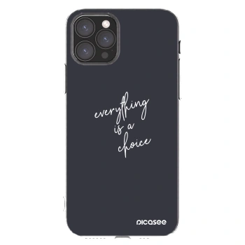 Picasee silikonski prozorni ovitek za Apple iPhone 11 Pro - Everything is a choice