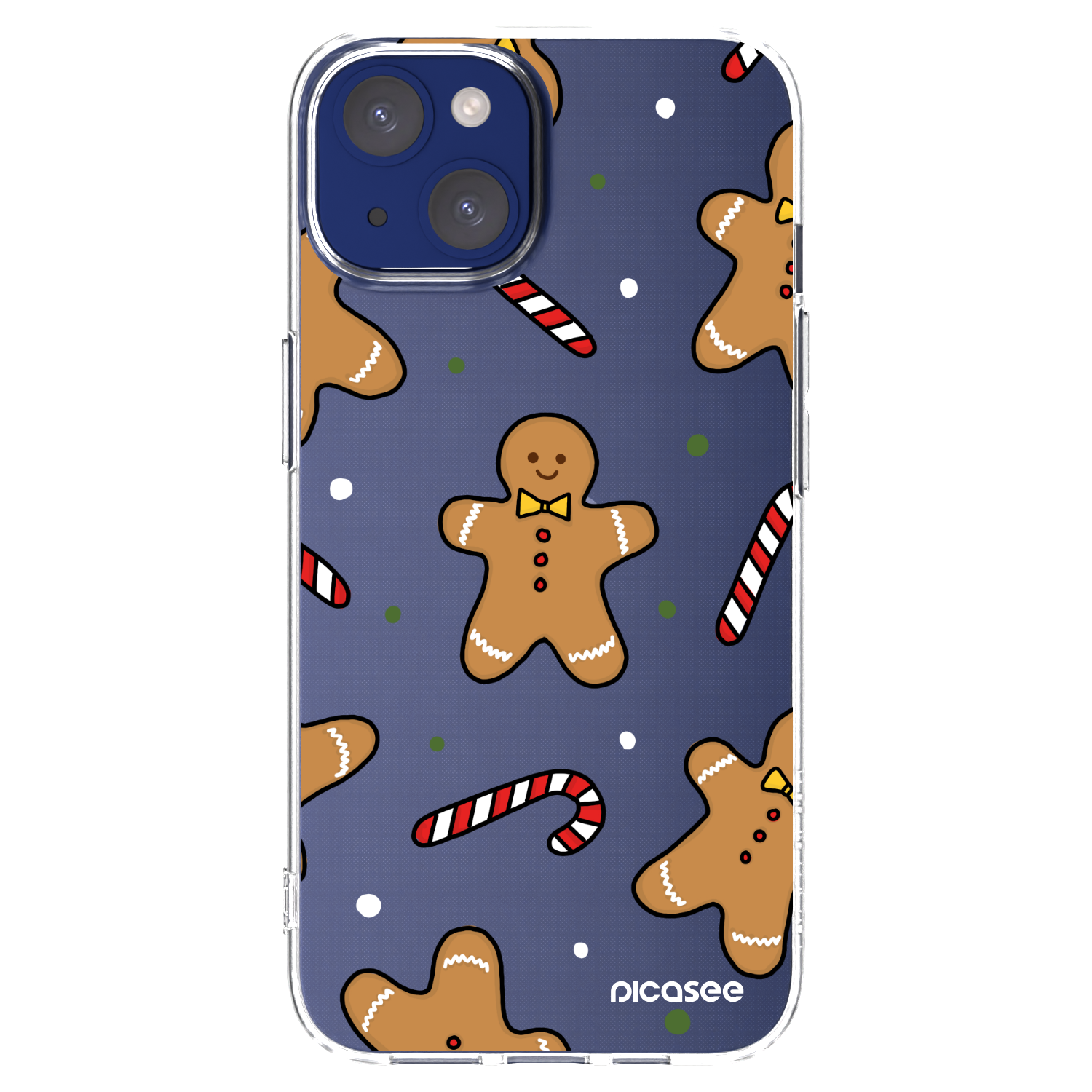 Picasee silikonski prozorni ovitek za Apple iPhone 14 - Gingerbread