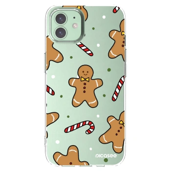 Picasee silikonski prozorni ovitek za Apple iPhone 12 - Gingerbread