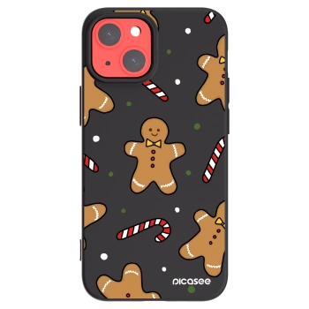 Picasee silikonski črni ovitek za Apple iPhone 13 mini - Gingerbread
