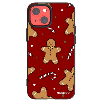 Picasee silikonski črni ovitek za Apple iPhone 13 mini - Gingerbread 2