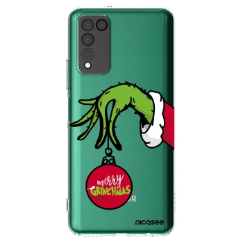 Picasee silikonski prozorni ovitek za Honor 10X Lite - Grinch