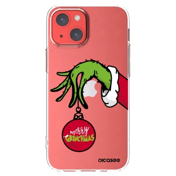 Picasee silikonski prozorni ovitek za Apple iPhone 13 mini - Grinch