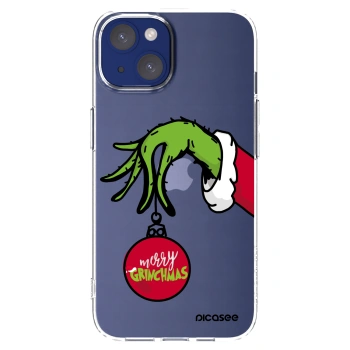 Picasee silikonski prozorni ovitek za Apple iPhone 14 - Grinch