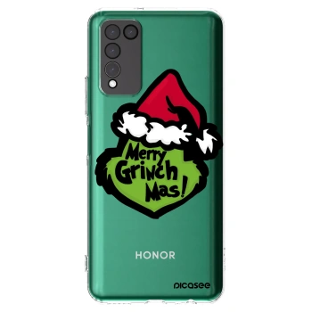 Picasee silikonski prozorni ovitek za Honor 10X Lite - Grinch 2