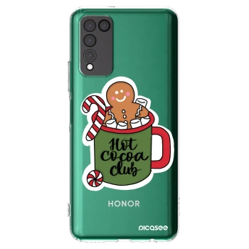 Picasee silikonski prozorni ovitek za Honor 10X Lite - Hot Cocoa Club