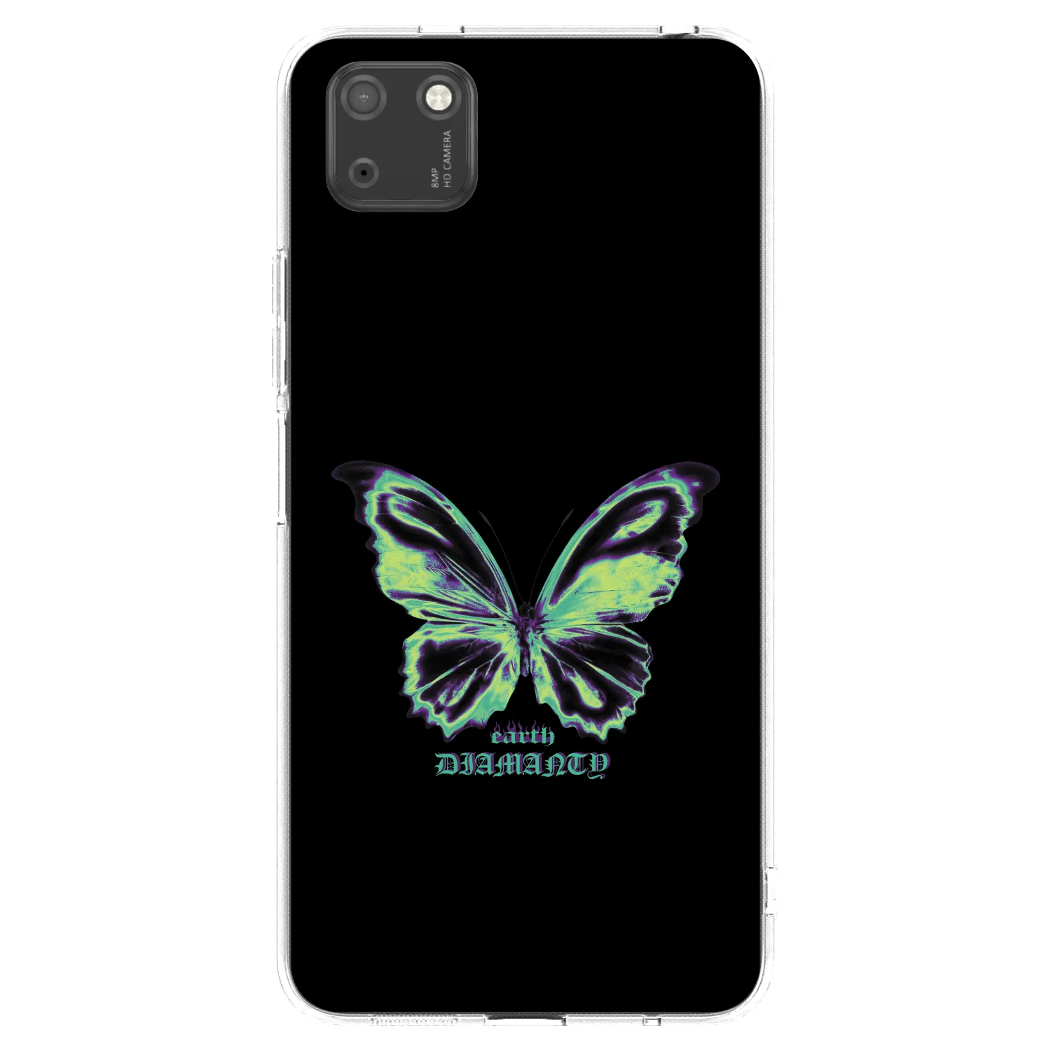Picasee silikonski prozorni ovitek za Huawei Y5P - Diamanty Blue