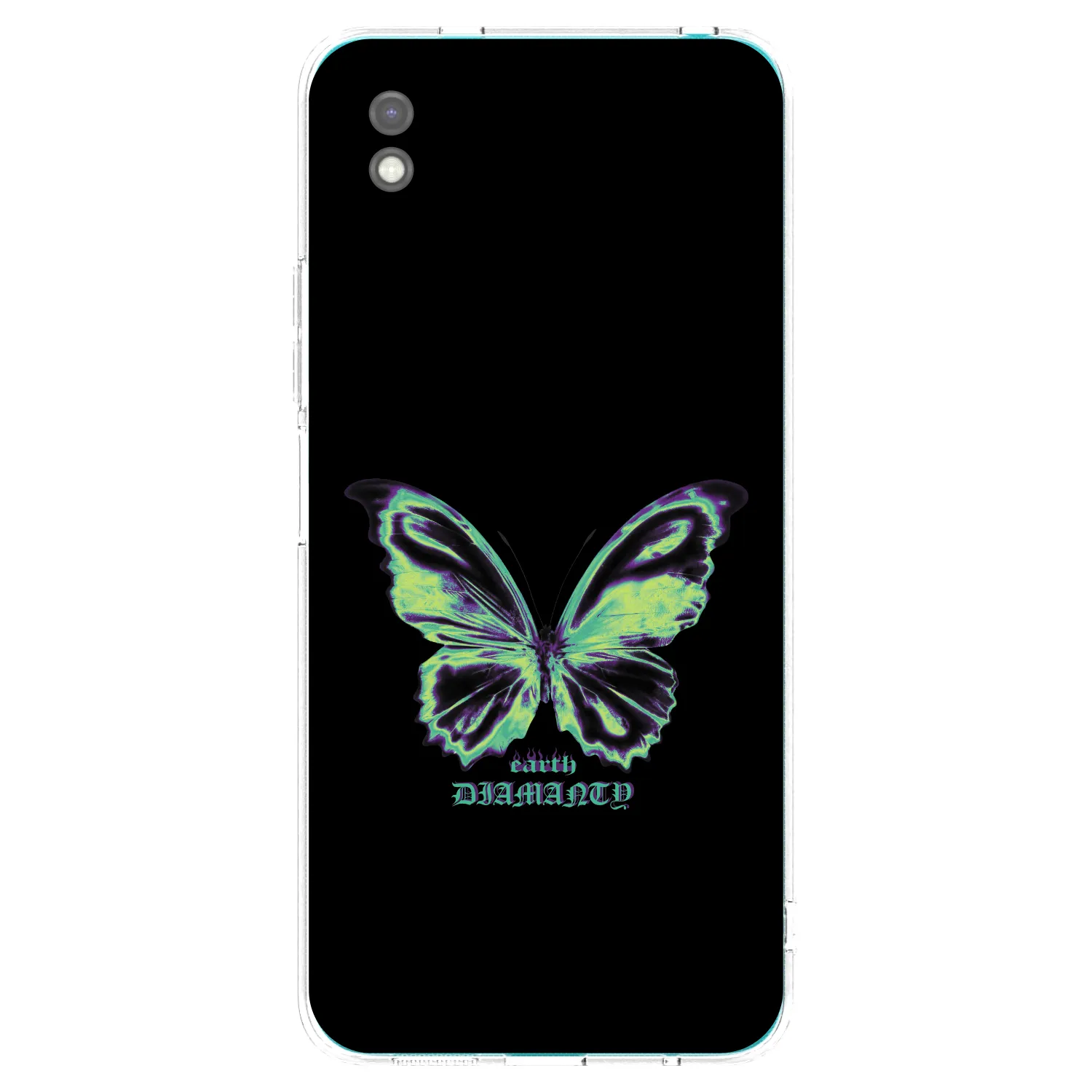 Picasee silikonski črni ovitek za Xiaomi Redmi 9A - Diamanty Blue