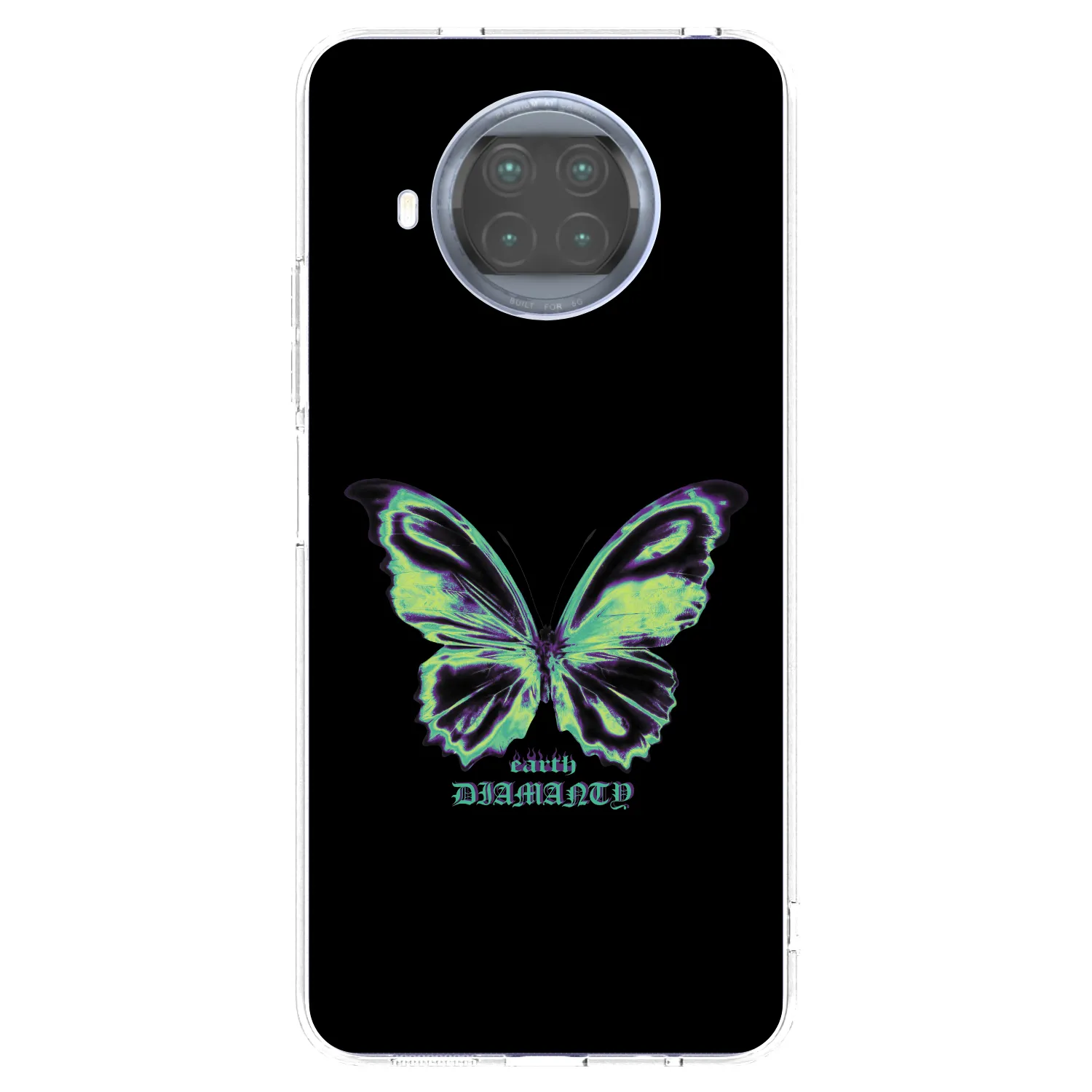 Picasee silikonski prozorni ovitek za Xiaomi Mi 10T Lite - Diamanty Blue