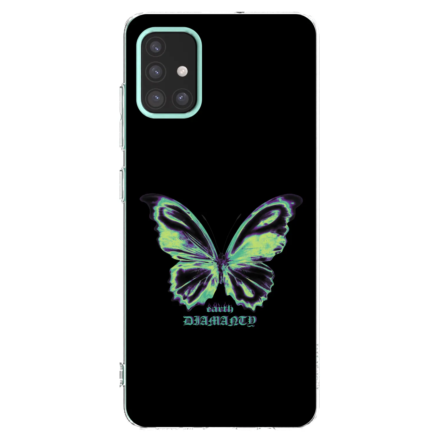 Picasee silikonski prozorni ovitek za Samsung Galaxy M31s - Diamanty Blue