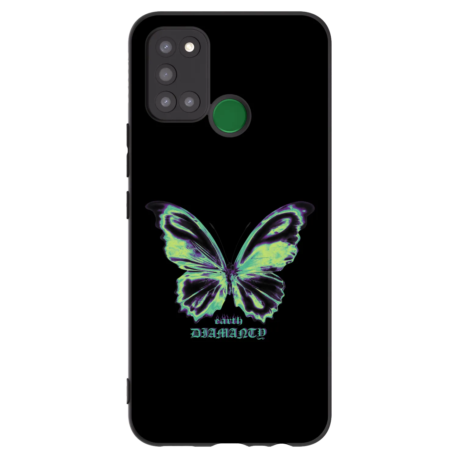 Picasee silikonski črni ovitek za Realme 7i - Diamanty Blue